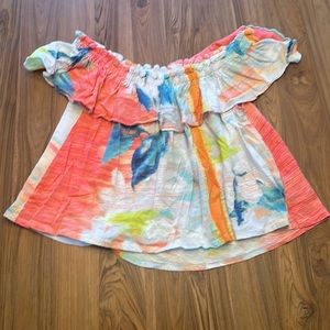 Anthropologie Meadow Rue Off-the-Shoulder Top